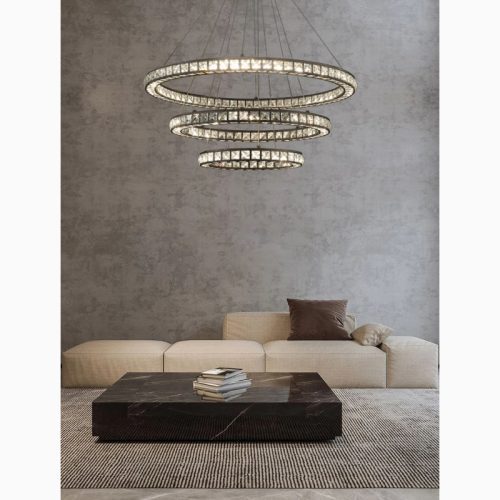 MIRODEMI Antwerpen Ring Chandelier For Dining Room