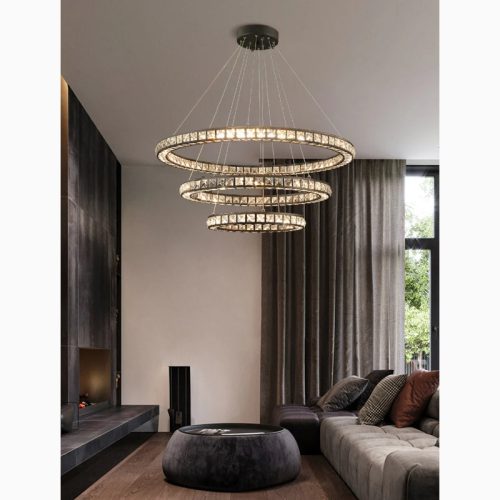 MIRODEMI Antwerpen Ring Luxury Chandelier For Living Room