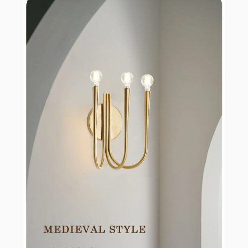 MIRODEMI Art Deco LED Wall Sconce for Living Room Hall