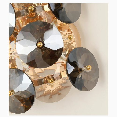 MIRODEMI Ascona Crystal Wall Light Fixture