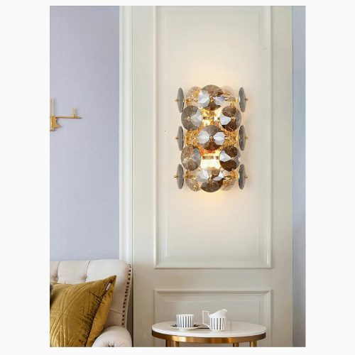 MIRODEMI Ascona Crystal Wall Sconce