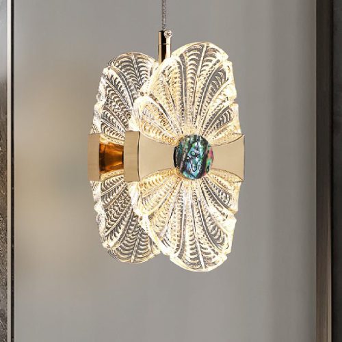 MIRODEMI Baiardo Modern Chandelier in the Shape of Lotus Leaf