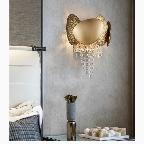 MIRODEMI Belmont sur Lausanne golden wall sconce