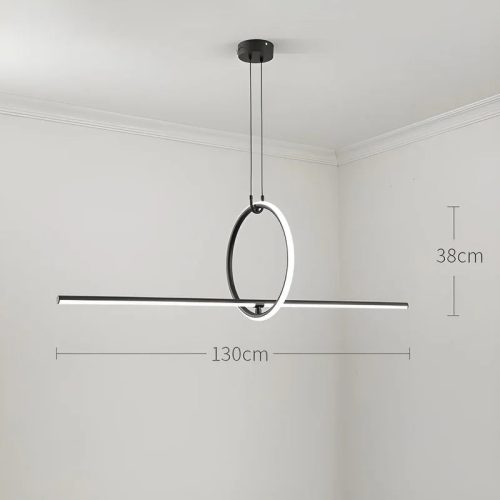 MIRODEMI Berthemont les Bains Art Pendant Light Long Bar Shape for Dinning Room Parameters