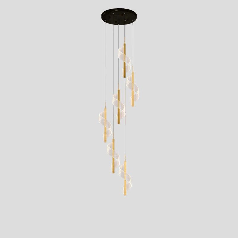 MIRODEMI Bonassola elegant long chandelier