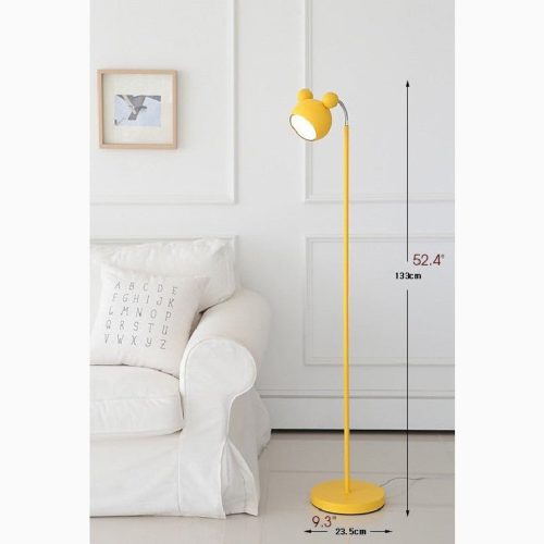 MIRODEMI Bourg Saint Pierre Korean Design Bright LED Floor Lamp Yellow Pink For Living Room Bedroom Details