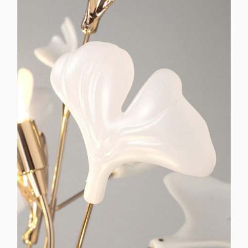 MIRODEMI Bremgarten Creative Ginkgo Leaves Shaped LED Floor Lamp for Room