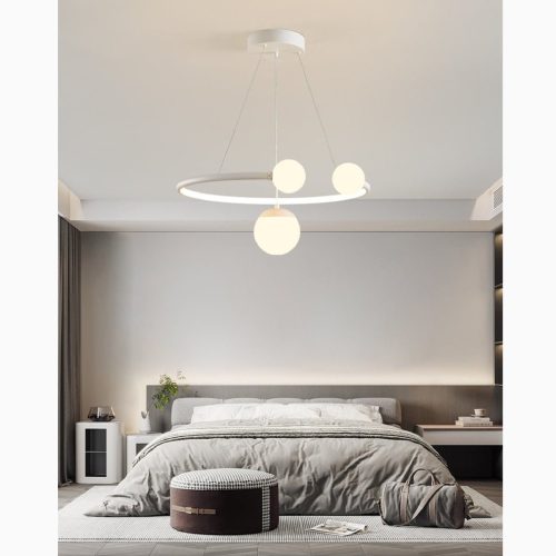 MIRODEMI Broc Modern Pendant Chandelier in the Shape of Hanging Ball for Bedroom