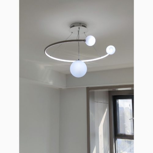 MIRODEMI Broc Modern Pendant LED Chandelier in the Shape of Hanging Ball