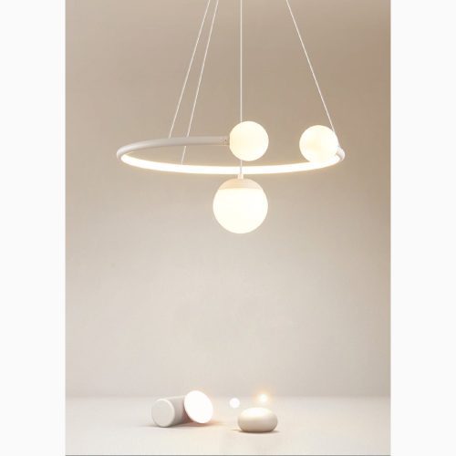 MIRODEMI Broc Modern Pendant LED Chandelier in the Shape of Hanging Ball for Kitchen