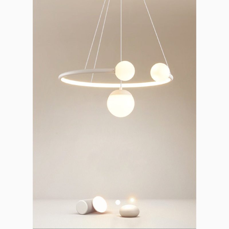 MIRODEMI Broc Modern Pendant LED Chandelier in the Shape of Hanging Ball for Kitchen