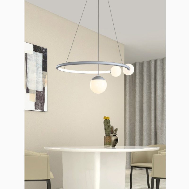 MIRODEMI Broc Modern Pendant Lamp in the Shape of Hanging Ball for Bedroom