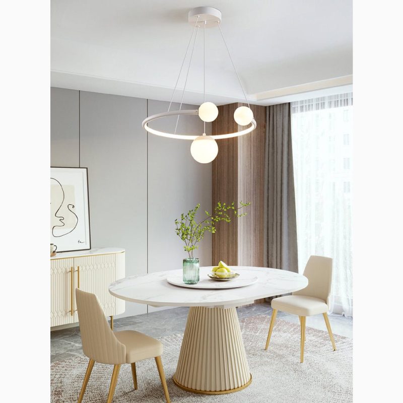 MIRODEMI Broc Modern Pendant Lamp in the Shape of Hanging Ball for Dinning Room