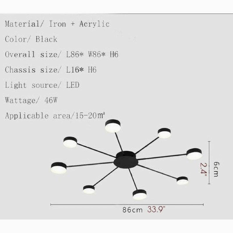 MIRODEMI Buchs Floral Shaped Light