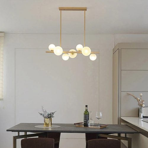 MIRODEMI Ca d Andrea Modern Gold Pearls Light Fixture