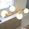 MIRODEMI® Ca' d'Andrea | Modern Gold Pearls Chandelier for Bedroom