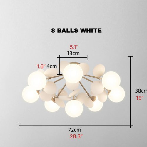 MIRODEMI Cabella Ligure Creative Flower Branch LED Ceiling Lamp