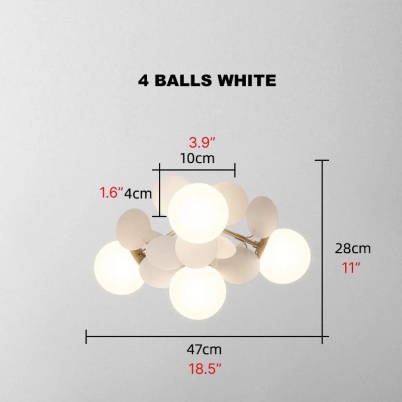 MIRODEMI Cabella Ligure Creative Flower Branch LED Ceiling Light