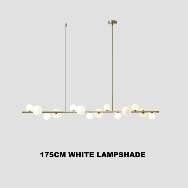 MIRODEMI Cadegliano Viconago Horizontal Linear Chandelier for Hotel