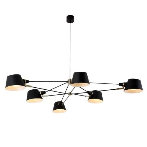 MIRODEMI Cadorago Black Ultramodern Design Pivot Pendant Chandelier Light