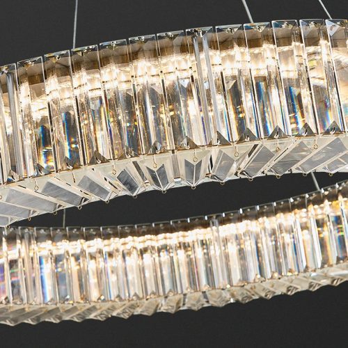 MIRODEMI Cadrezzate Crystal Chandelier For Dining Room