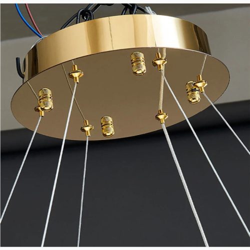 MIRODEMI Cadrezzate Hanging LED Chandelier For Dining Room