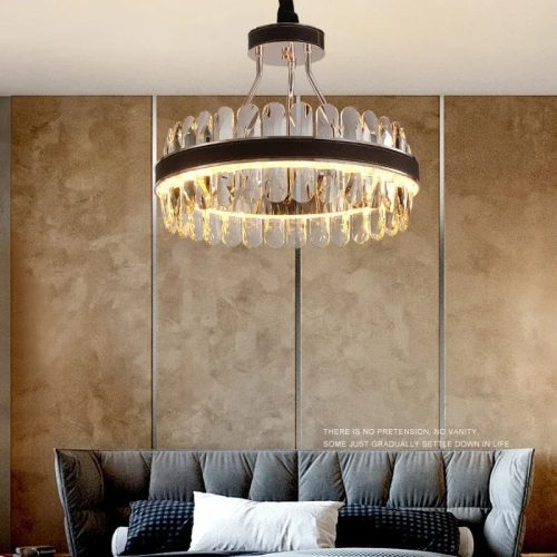 MIRODEMI Caerano di San Marco Postmodern Crystal Round Chandelier