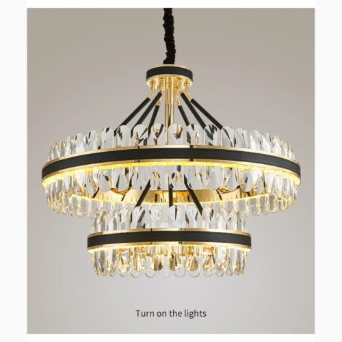 MIRODEMI Caerano di San Marco Postmodern Crystal Round Chandelier For Home