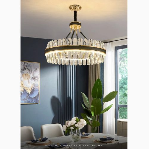 MIRODEMI Caerano di San Marco Postmodern Crystal Round Chandelier For Living Room