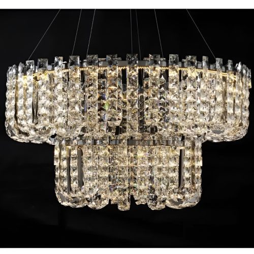 MIRODEMI® Cagnano Amiterno | High-End LED Crystal Chandelier for Opulent Hall Spaces