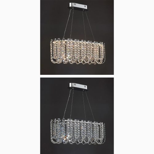 MIRODEMI Cagnano Amiterno Posh Large LED Crystal Chandelier