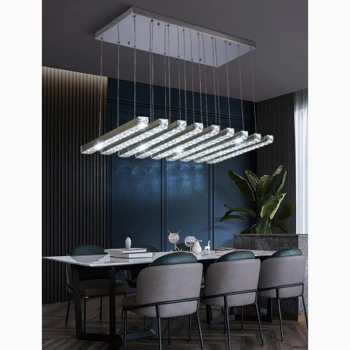 MIRODEMI Cagno Creative Stainless Steel Pendant Crystal Lighting