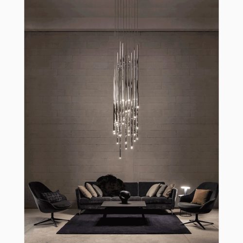 MIRODEMI Caianello Tube Design Pendant Chandelier