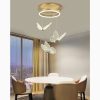 MIRODEMI Camogli | Beautiful LED Chandelier with Hanging Butterflies