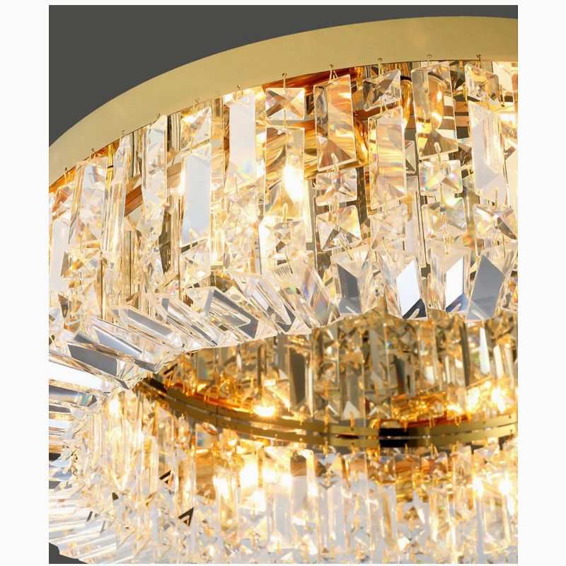 MIRODEMI Carcare drum crystal chandelier