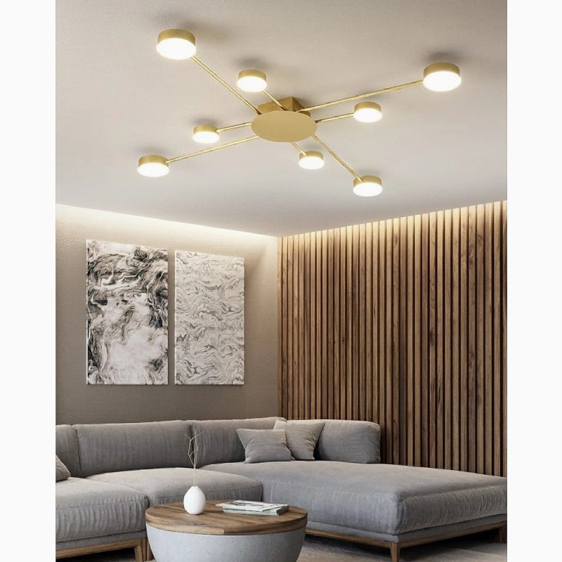 MIRODEMI Carouge Cruciform LED Ceiling Chandelier