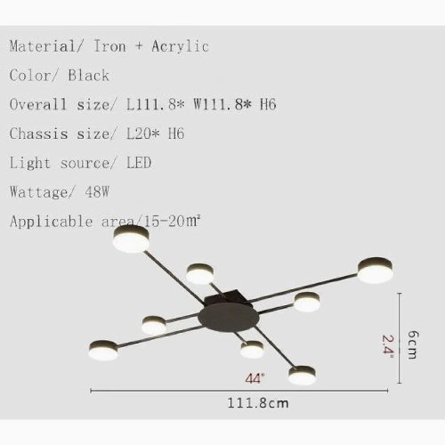 MIRODEMI Carouge Led Modern Lights