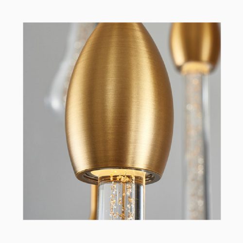 MIRODEMI Castagniers luxury gold chandelier for kitchen small details