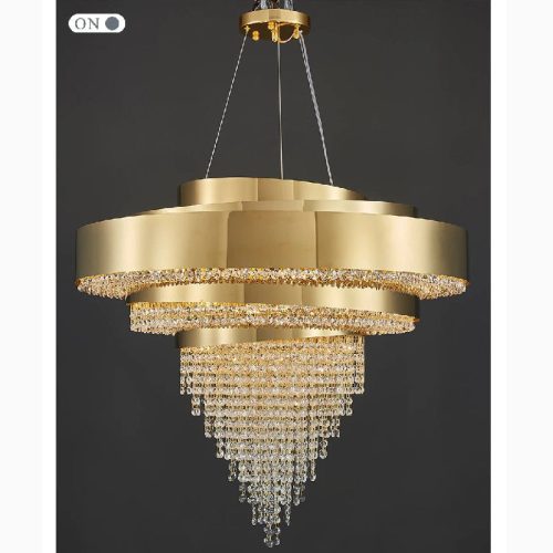 MIRODEMI Castelbianco Unique Gold LED Chandelier