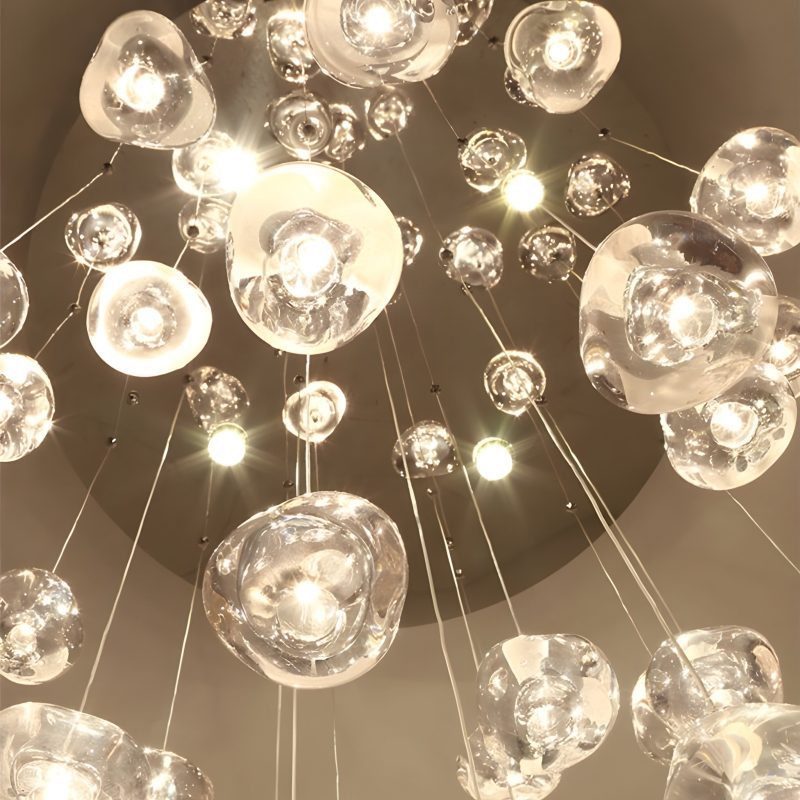 Modern Stylish LED Crystal Pendant Chandelier from Mirodemi with Warm Light