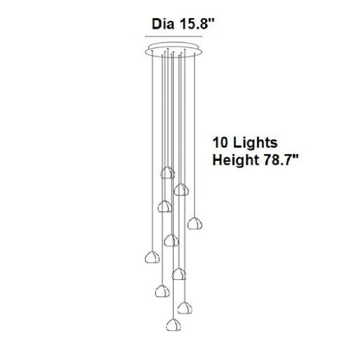 MIRODEMI Cernobbio Luxury LED Light 10L