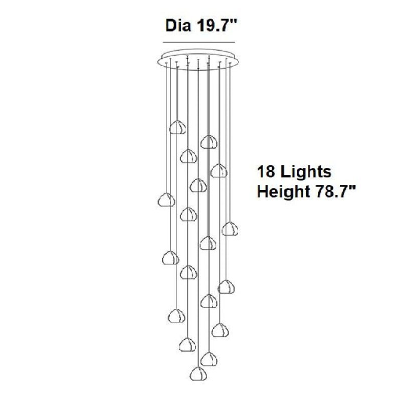 MIRODEMI Cernobbio Luxury LED Light 18L