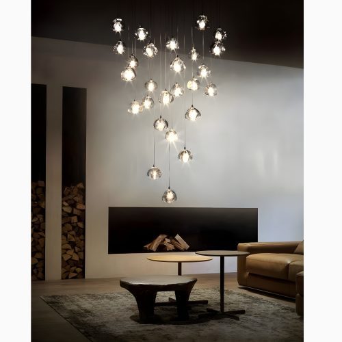 Modern Stylish LED Crystal Pendant Chandelier from Mirodemi for Parlor