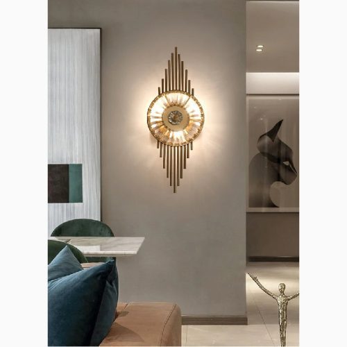 MIRODEMI Ceuta Gold Decoration Wall For Living Room