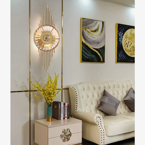 MIRODEMI Ceuta Gold Decoration Wall Light