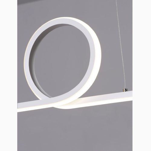 MIRODEMI Chateau d Oex LED Chandelier Simple Lines White