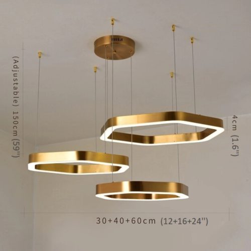 MIRODEMI Chatelet Creative Hexagon Gold Light 8bacb3fd b26d 42b2 a29b 71a519812571