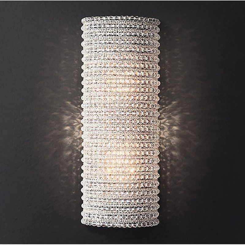 MIRODEMI® Chipiona | Modern design sconce for bedroom | wall sconce | crystal wall light