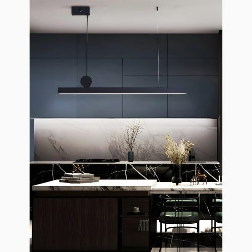 MIRODEMI Ciney Long Black Chandelier