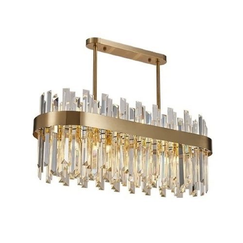 MIRODEMI Cisanosul Neva Modern Great Gold Crystal Chandelier for Home